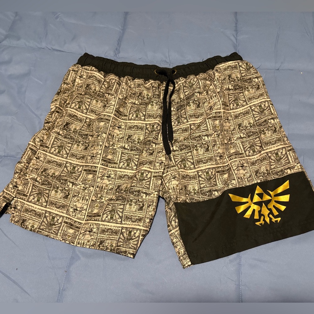 Men’s “Legend of Zelda” Swim Trunks XL